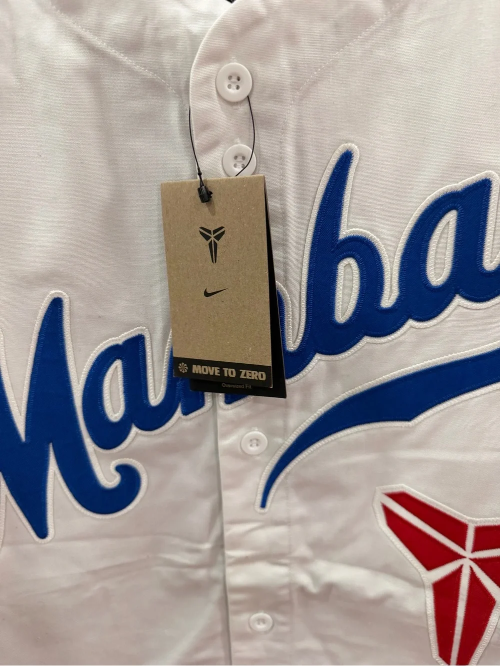 Nike Kobe Bryant Mamba Dodgers Baseball Jersey Size XL New IB0007-100 oversized - Picture 4 of 8